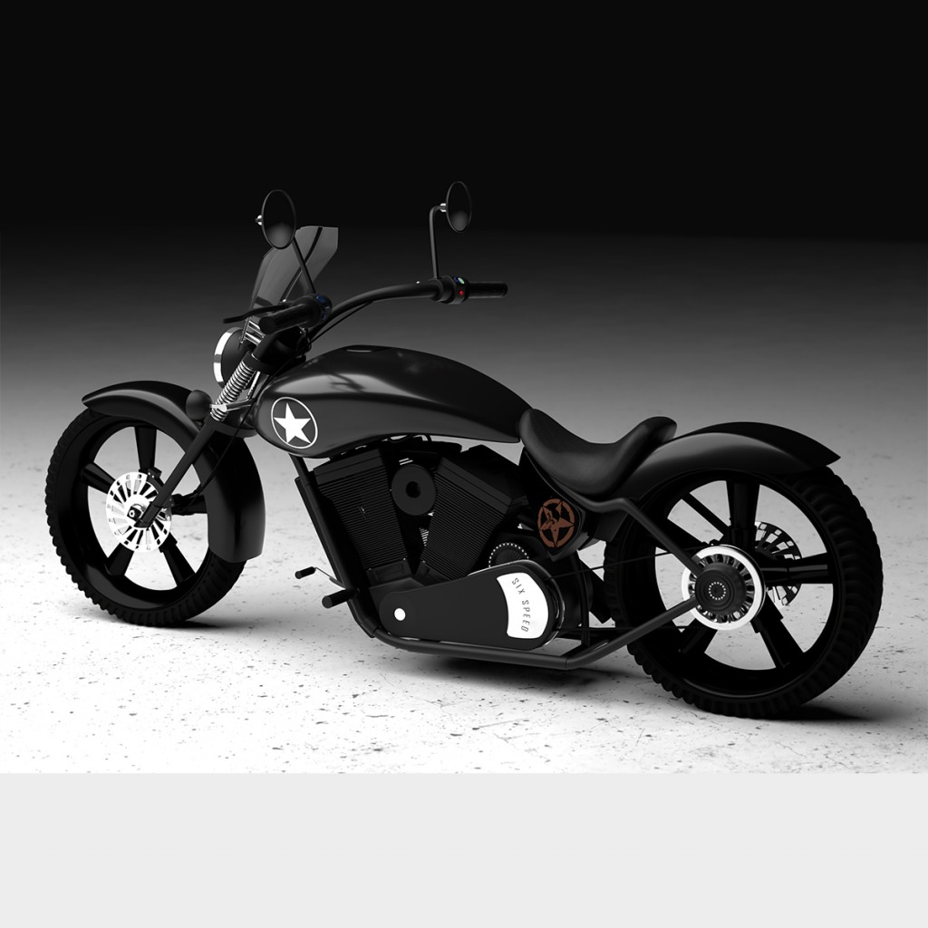 Chopper bike (with materials) preview image 2